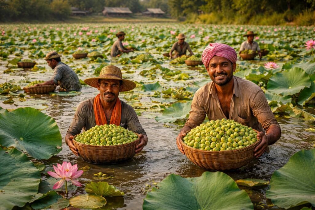 How Makhana Is Made From Lotus Seeds To Crunchy Fox Nuts how-makhana-is-made-from-lotus-seeds-to-crunchy-fox-nuts