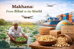 global journey of makhana